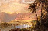 Frederic Edwin Church Canvas Paintings - Tropical Landscape